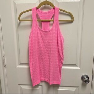 Lululemon Pink ‘Swiftly’ Racerback Tank Top. Sz 6